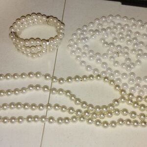 2 necklace/bracelet combo‎ costume jewelry